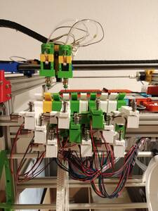 0816 smt automatic feeder mounted to machine (rear view)